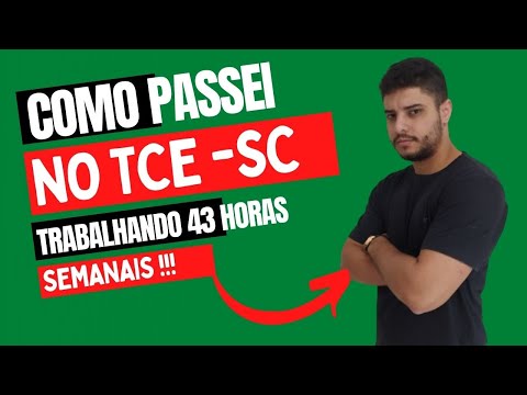HOW I PASSED THE TCE SC COMPETITIVE EXAM WORKING 43 HOURS A WEEK!!!