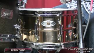 Video thumbnail for Pearl Beaded Phosphor Bronze Sensitone Premium Snare Drum 6.5x14 by Drum Center of Portsmouth