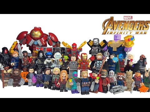 Building All Avengers Infinity War Characters In LEGO: A Marvel Challenge