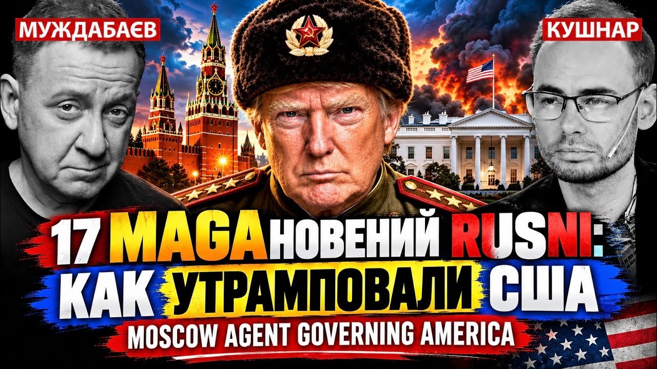 17 MAGAНОВЕНИЙ РUSНИ: КАК УТРАМПОВАЛИ США. MOSCOW AGENT GOVERNING AMERICA. Розмова з @Newsader-tv 