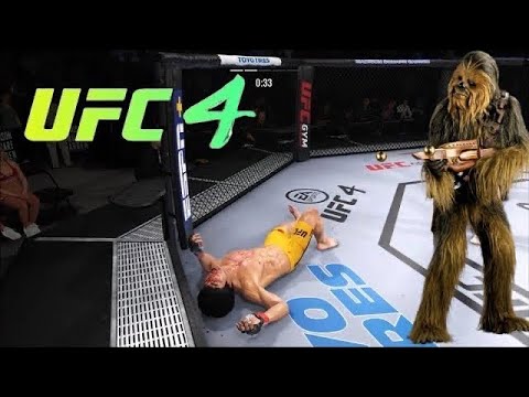 Bruce Lee vs. Chewbacca - EA Sports UFC 4 - Epic Right 🔥🐲