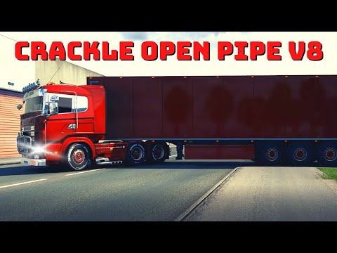 ETS2 MODS - LOUD CRACKLING V8 SOUND FOR SCANIA | 1.44