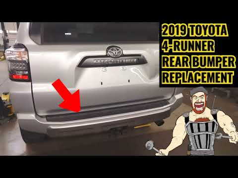 2015 - 2020 TOYOTA 4-RUNNER REAR BUMPER REPLACEMENT 2015 2016 2017 2018 2019 2020