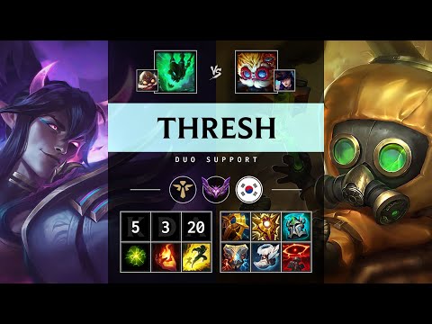 Thresh Support vs Heimerdinger: Killing spree - KR Master Patch 14.24