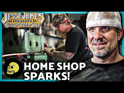 Exclusive Peek Inside Jesse James' Home Shop!
