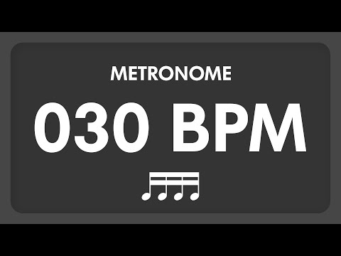 30 BPM - Metronome - 16th Notes