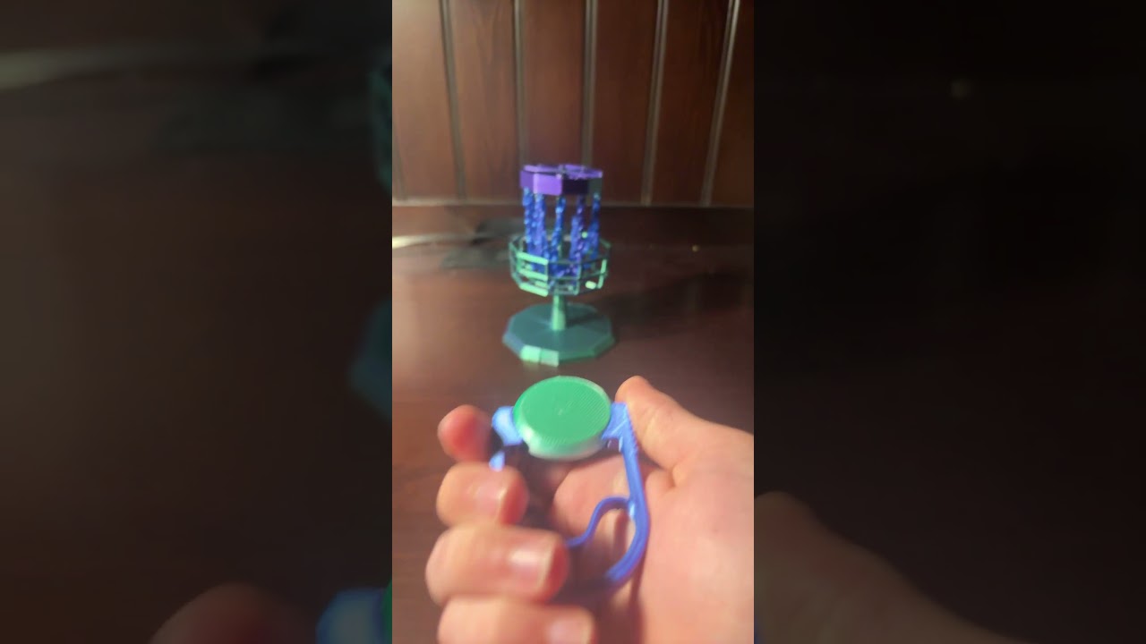 Target game and desktop disk golf!!! #3dprinting #elegoo #3dprintable #3dprinted #target #diskgolf