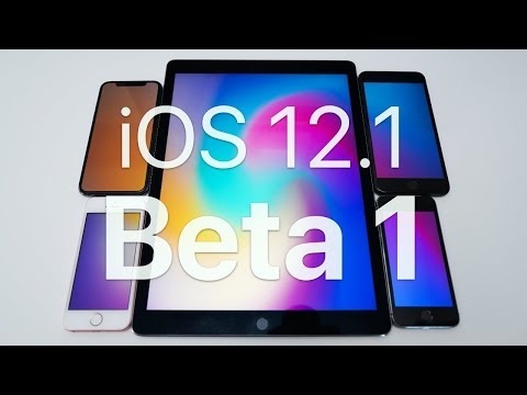 iOS 12.1 Beta 1 - Whats new? Video