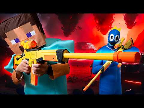 NERF WAR | BATTLE ARENA 2 - Minecraft VS Fortnite!