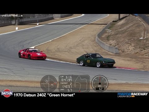 150515_1400 v.2-CFRA QUALIFY Laguna Seca - 1970 Datsun 240Z "Green Hornet"