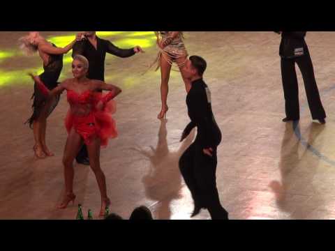 Latin Kvartal Cup 2017 World Open Latin 1/4 Jive Maxim Stepanov - Ksenya Rybina