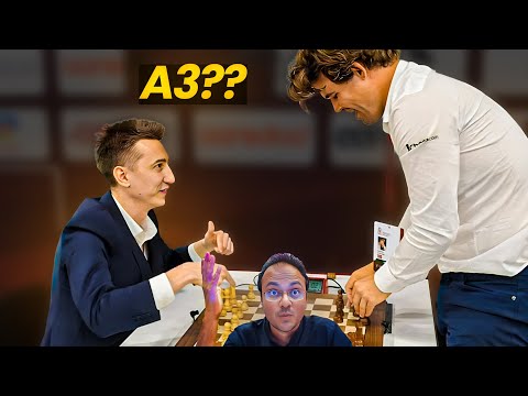 Magnus Carlsen surprised by Bortnyk with 1.a3! | World Blitz 2025