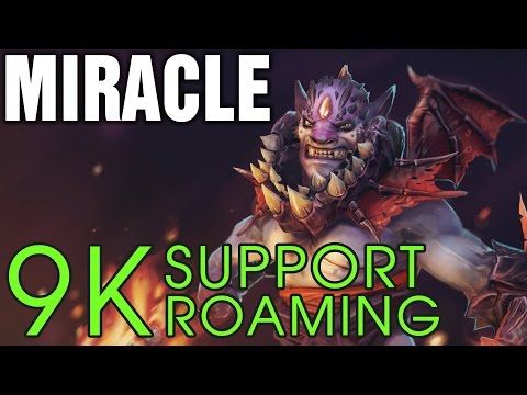 Miracle Lion - 9K Support Roaming - Dota 2 7.01