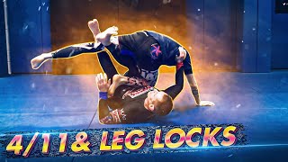 5 ways of entering the saddle position (honeyhole, 411). Various leg lock finishes. Sambo academy