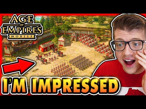 Age of Empires Mobile WORTH THE HYPE! First Time Playing