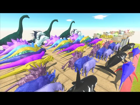 GIANT Head Challenge ► Animal Revolt Battle Simulator