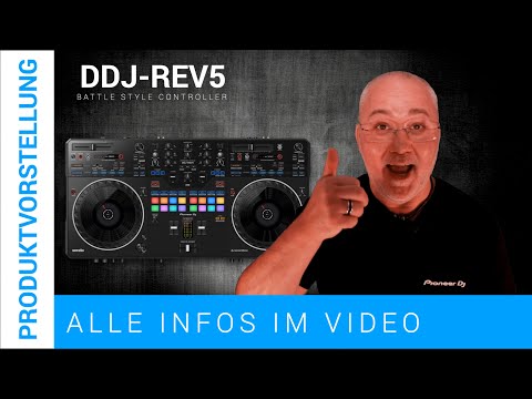 Pioneer DJ - DDJ-REV5 Product Presentation (German) (English subtitles)