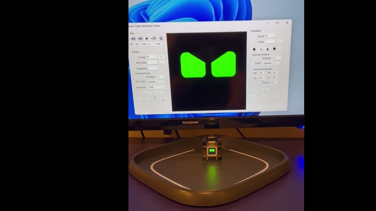 Vector Custom Cube - Animation Editor Demo