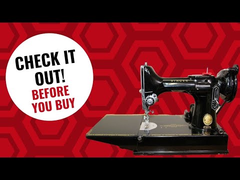 How to Evaluate a Vintage Sewing Machine