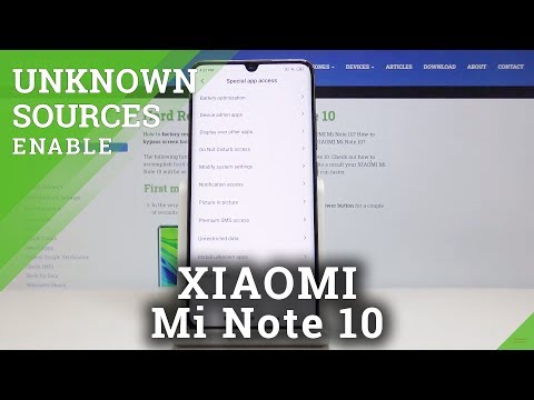 How to Allow Unknown Sources in XIAOMI Mi Note 10 – Download External Content