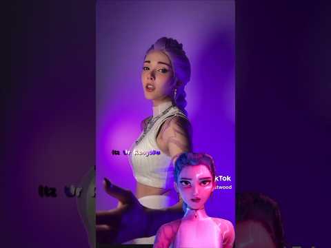 k-pop demon singing your idol||k-pop demon hunters cosplayers||#kpopdemonhunters #jinu #rumi #viral