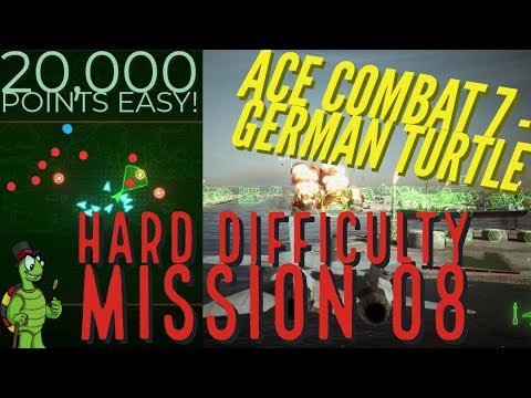 Ace Combat 7 - How to Beat Mission 08 - Hard Difficulty