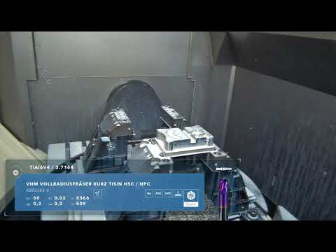 H&V EXPERT TITAN VHM Vollradiusfräser - K203383-3 - Gravieren (Nass)