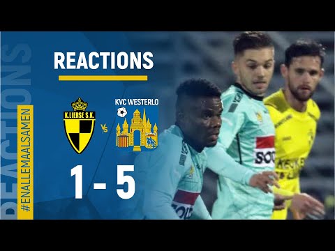 Reactions Lierse - KVC Westerlo