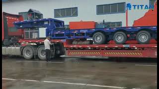 Titan 10 Axle Extendable Lowboy Trailer for Windmill Transportation -F equipment trailer for sale - Image 4 | Autoline NG New Titan 10 Axle Extendable Lowboy Trailer for Windmill Transportation -F equipment trailer | Image 4 - Autoline