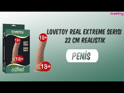 Lovetoy Real Extreme Serisi 22 cm Realistik Penis