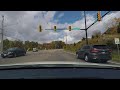 AFTERNOON DRIVE IN KINGSPORT TENNESSEE DASHCAM SULLIVAN COUNTY