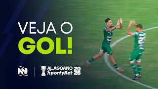 Veja o Gol do CORURIPE contra o CRUZEIRO-AL ALAGOANO 2026