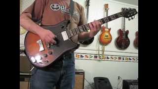 Video thumbnail for Electra Outlaw Guitar Demo by mjm33mjm