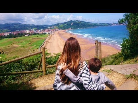 ZARAUTZ route Talaimendi Camping Golf Tennis Hondartza Beach Boardwalk Skate