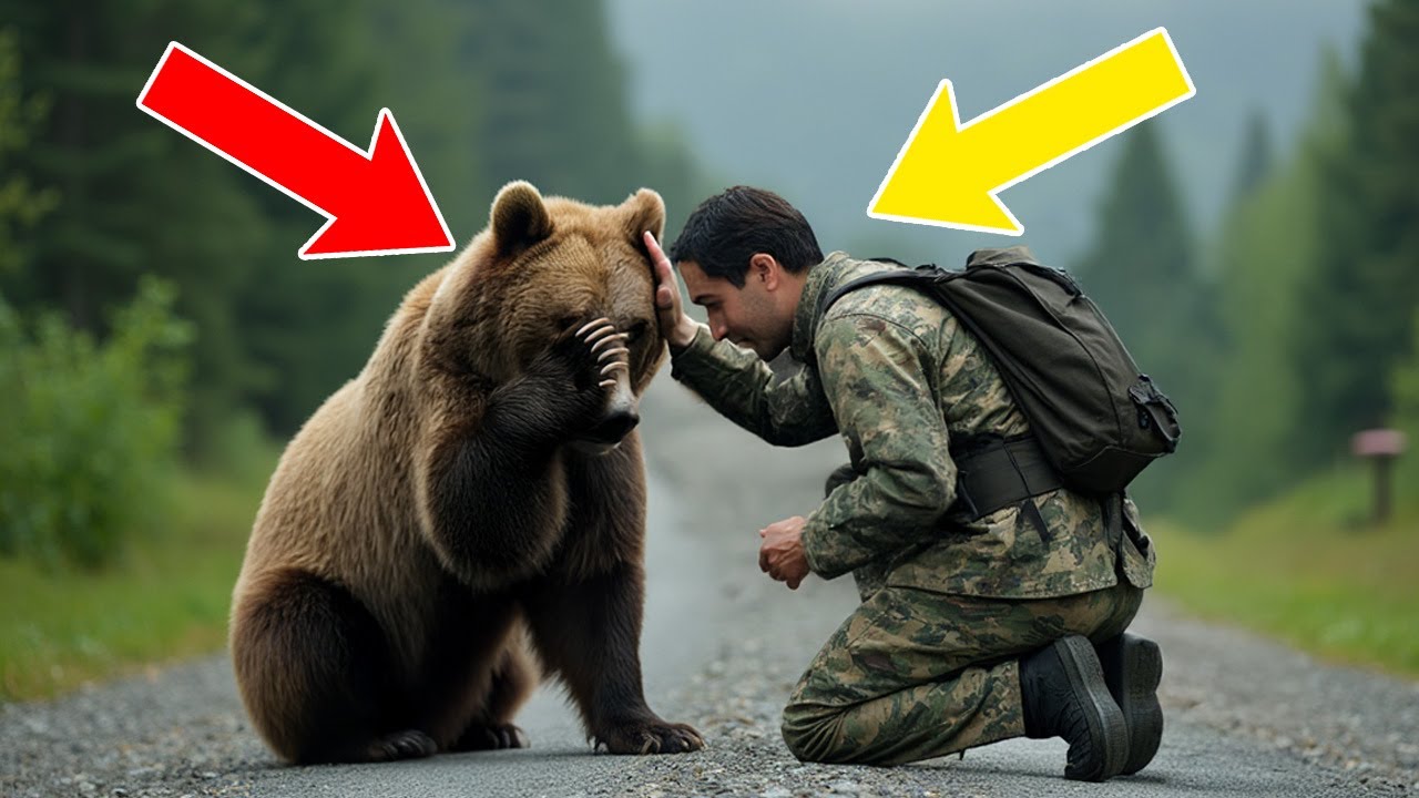 Bear Begs for Help, But When the Man Turns Around, He Can't Believe His Eyes!