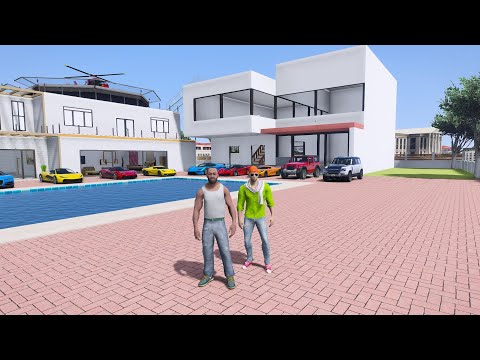 Franklin House Teleport in Jack City in Indian Bike Driving 3D 