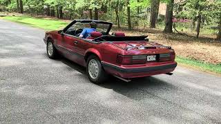 1990 Ford Mustang LX Convertible Walk Around