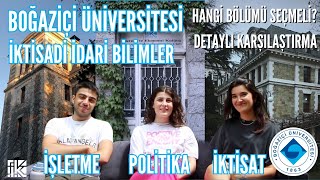 BOĞAZİÇİ ÜNİVERSİTESİ - İKTİSADİ İDARİ BİLİMLER FAKÜLTESİ | BÖLÜM TANITIMI