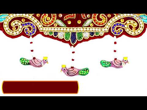 Temple Traditional Toran for home mandir video