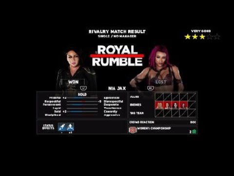 WWE 2K18: Nia Jax vs. Sasha Banks