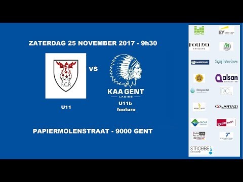 FC Rooigem U11   KAA Gent Ladies U11B   25 november 2017