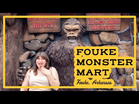 Boggy Creek Monster at Fouke Monster Mart in Fouke, Arkansas - Roadside Attraction & Road Trip Stop