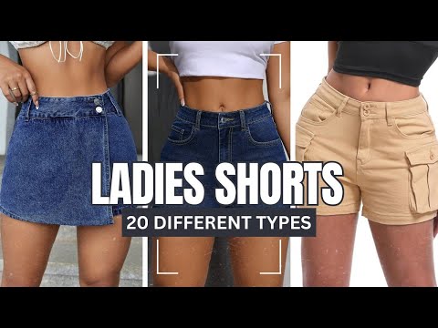 Different types of shorts with Name + Outfits ideas m| Ladies Shorts| Denim shorts #fashion #shorts