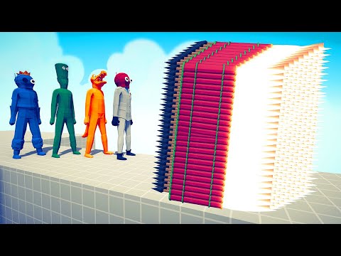 RAINBOW FRIENDS GIANTS vs EVERY GOD - Totally Accurate Battle Simulator TABS