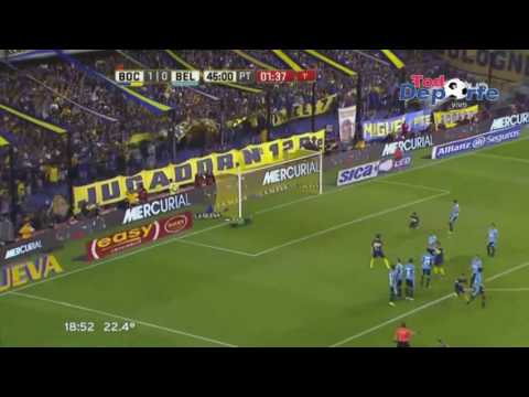 Gol de Pavon - Boca Juniors 2 Vs Belgrano 0 - Torneo De Primera Division Fecha 2
