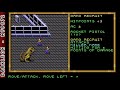 Buck Rogers Matrix Cubed 1992 SSI PC DOS Demo Gameplay
