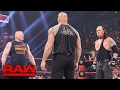 Brock Lesnar Goes Face To Face With Goldberg And The Undertaker Raw Jan 23 2017