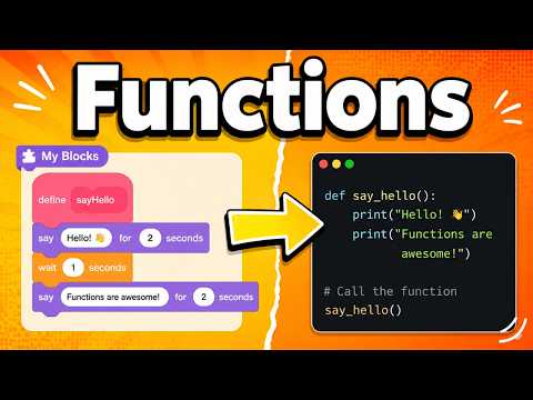 What Is A Function Coding For Beginners Scratch Vs Python