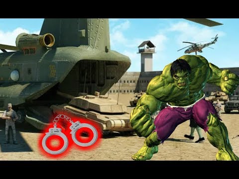 ► Incredible Superhero Hulk Vs Army - Angry Incredible Monster Army Transport Truck