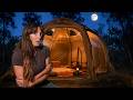 Solo Winter Camping In A See Through Tent